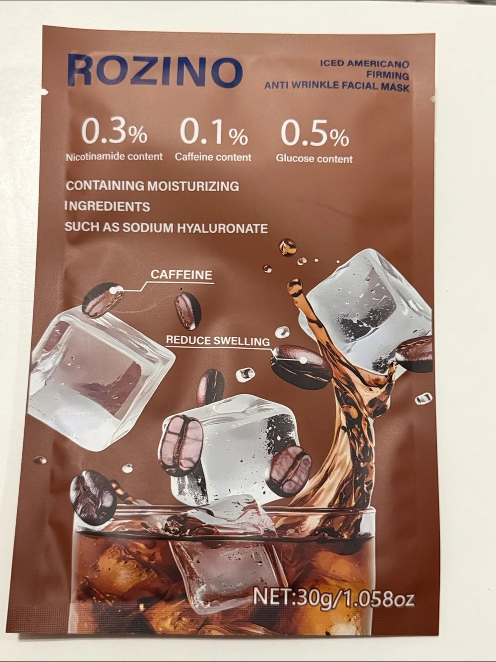 ROZINO 55-Piece Skincare Mask Bundle – Lip, Eye & Iced Americano Masks